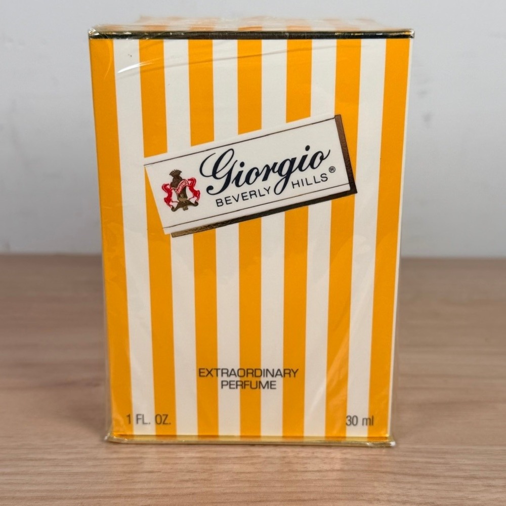 Vintage Giorgio Beverly Hills Extraordinary Perfume 1 fl oz / 30 ml NEW SEALED
